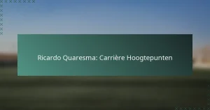 Ricardo Quaresma: Carrière Hoogtepunten