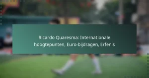 Ricardo Quaresma: Internationale hoogtepunten, Euro-bijdragen, Erfenis